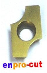 Konkavradiusschneidplatten