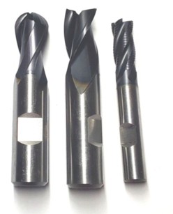 Bild 1 von HSS-PM Fräser  / (Größe) Ø 5 mm  - Radius  2,5 mm - 2 S